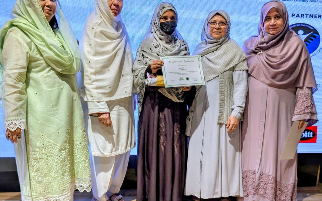 Celebrating Women Graduates of the Adult Literacy Program at Al Furqan Welfare Organization