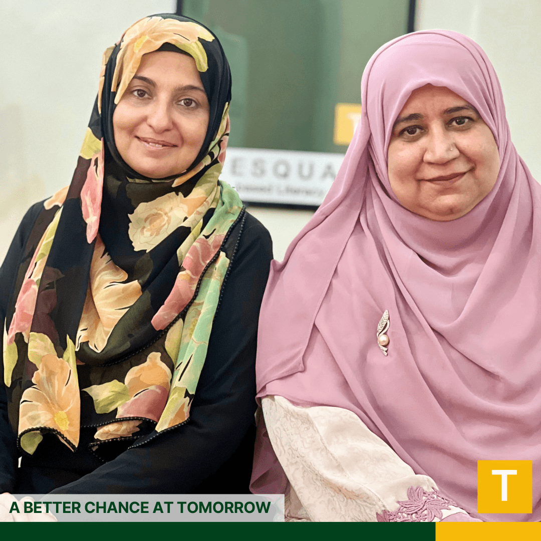 Zainab and Sadia TeeSquare Founders